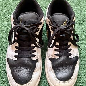 Jordan Black and White Sneakers